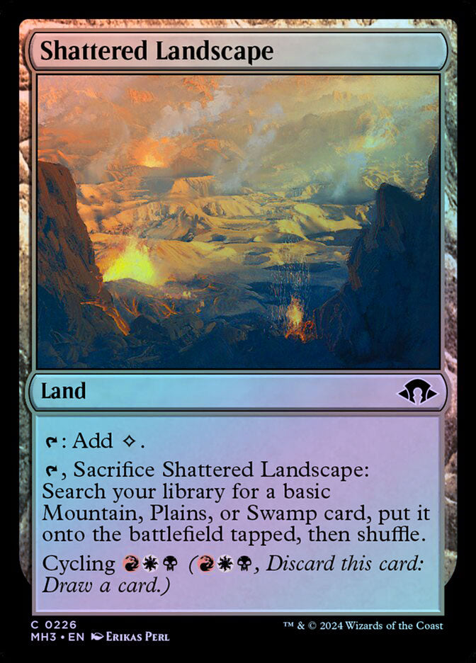 Shattered Landscape - Foil