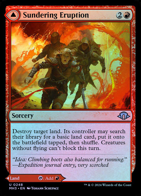 Sundering Eruption - Foil