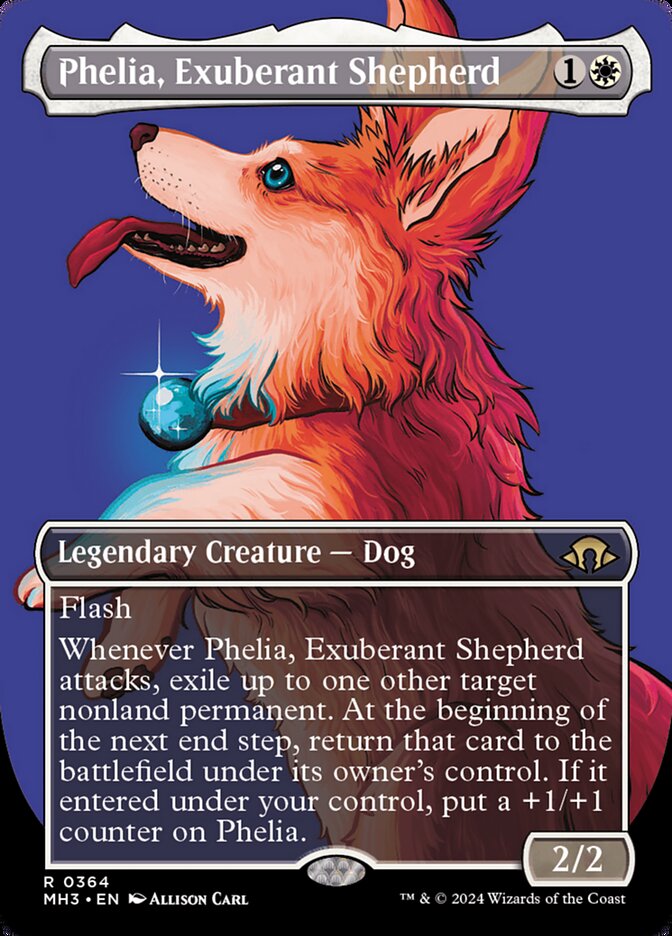 Phelia, Exuberant Shepherd (Borderless)