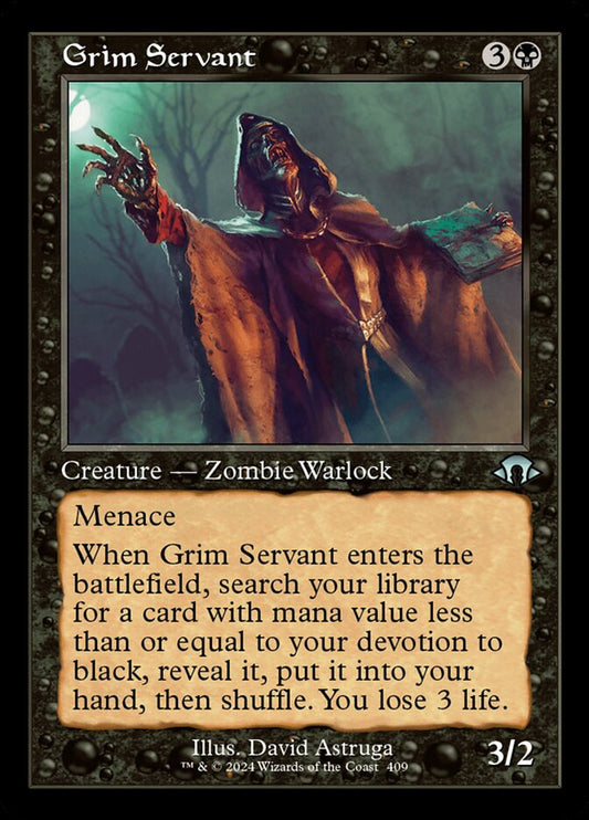 Grim Servant - Retro Frame