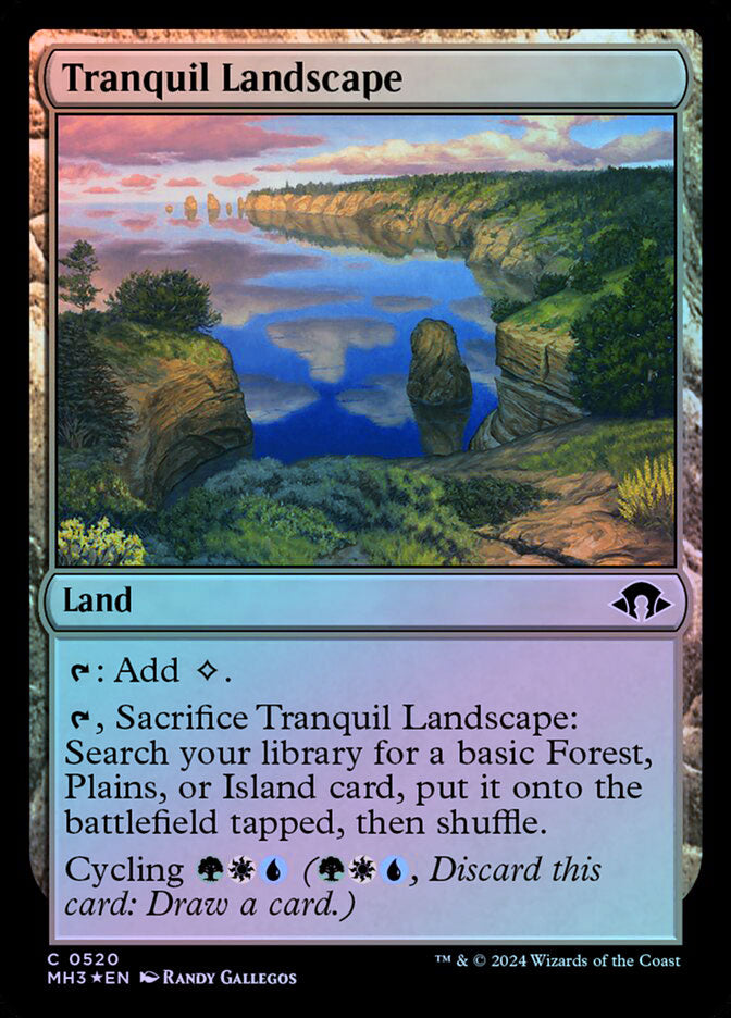 Tranquil Landscape - Ripple Foil