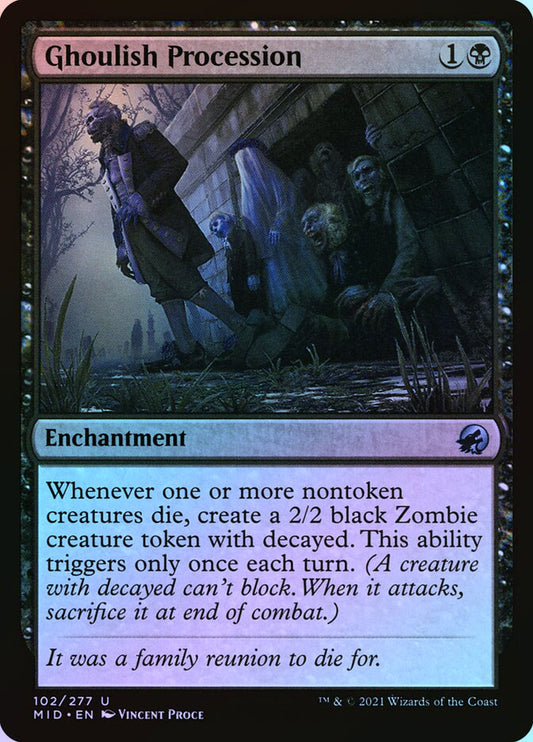 Ghoulish Procession - Foil