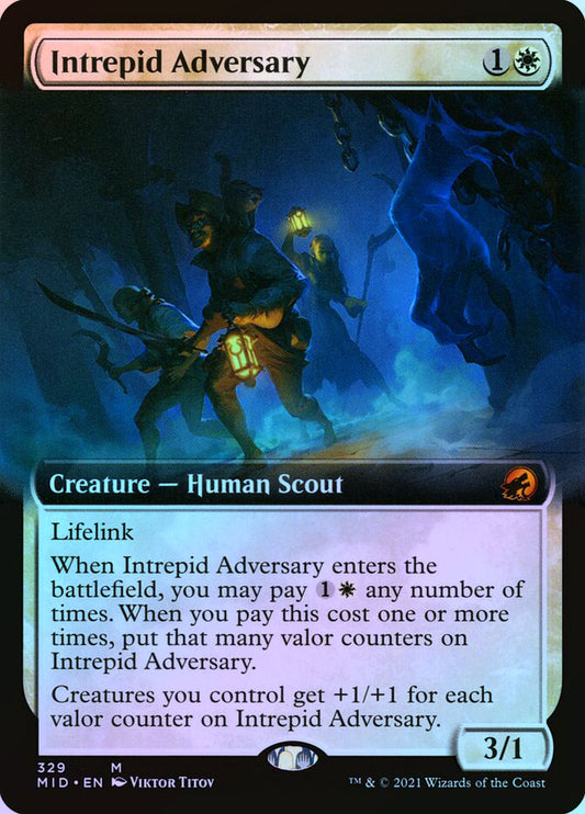 Intrepid Adversary (Extended Art) - Foil