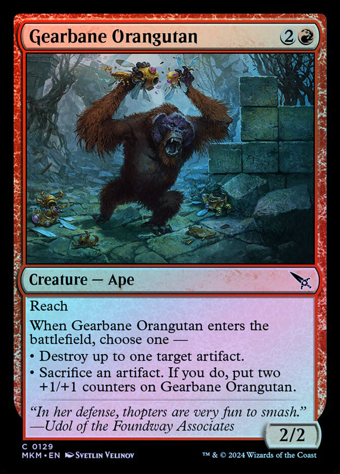 Gearbane Orangutan - Foil