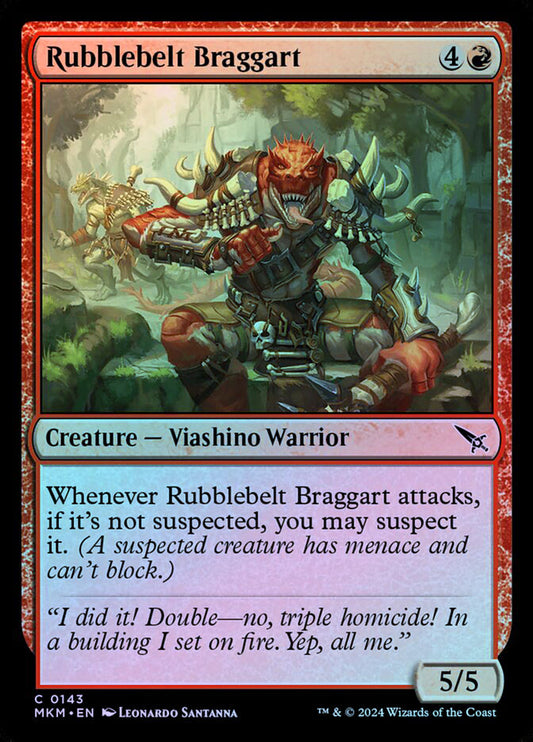 Rubblebelt Braggart - Foil