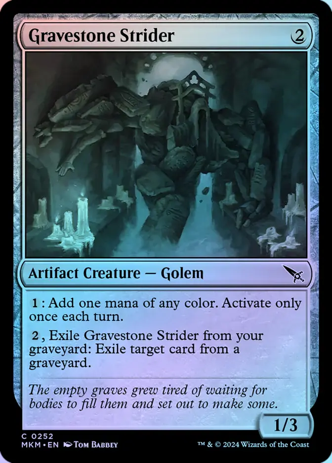Gravestone Strider - Foil