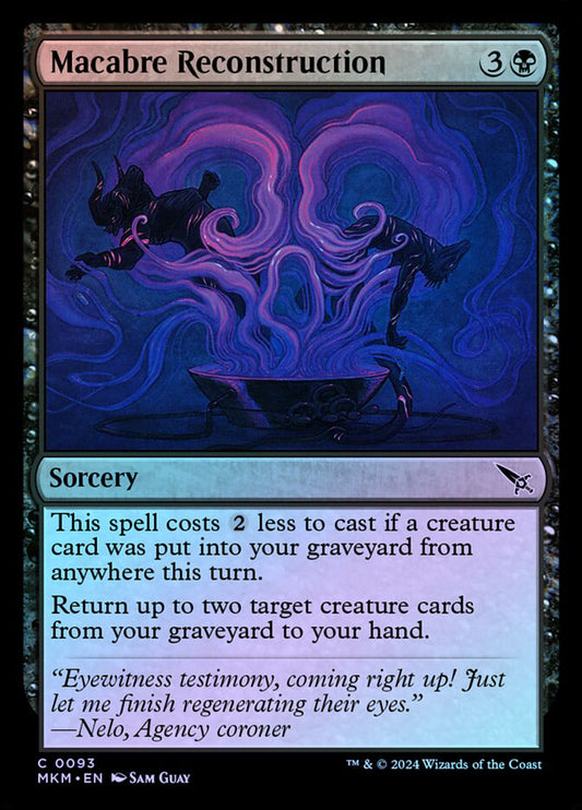 Macabre Reconstruction - Foil