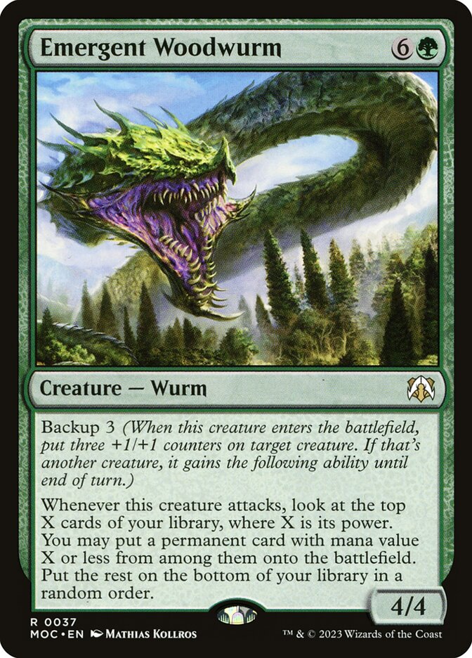 Emergent Woodwurm