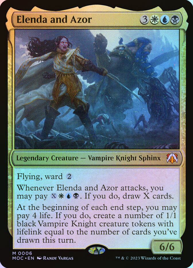 Elenda and Azor - Foil