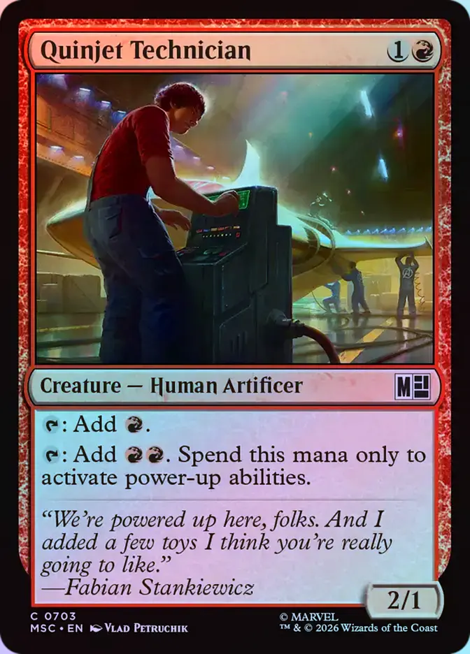 Quinjet Technician - Foil