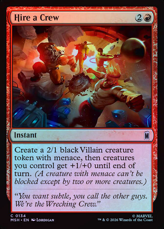 Hire a Crew - Foil