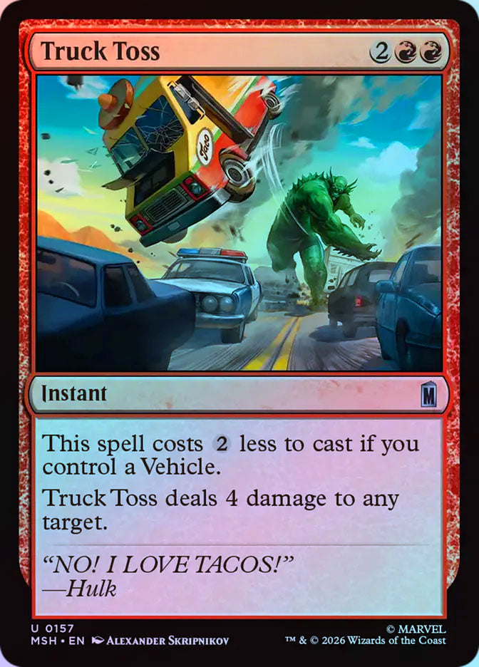 Truck Toss - Foil