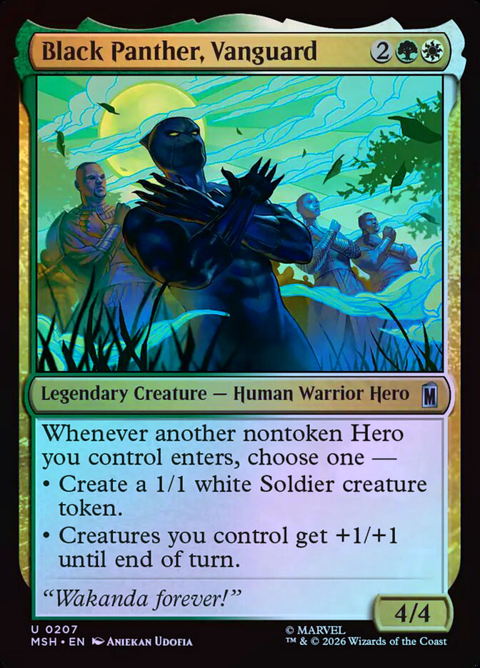 Black Panther, Vanguard - Foil