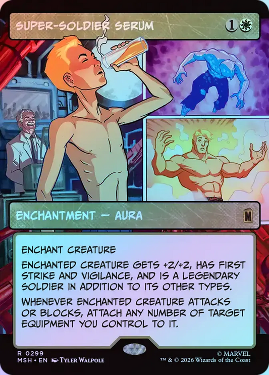 Super-Soldier Serum (Borderless) - Foil