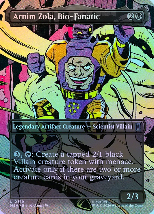 Arnim Zola, Bio-Fanatic (Borderless) - Foil
