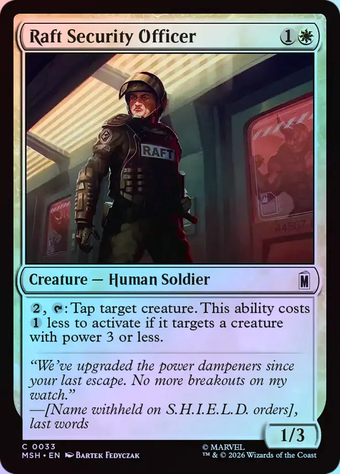 Raft Security Officer - Foil