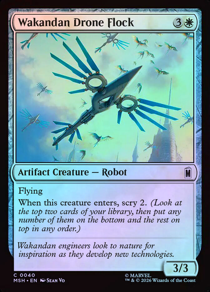 Wakandan Drone Flock - Foil