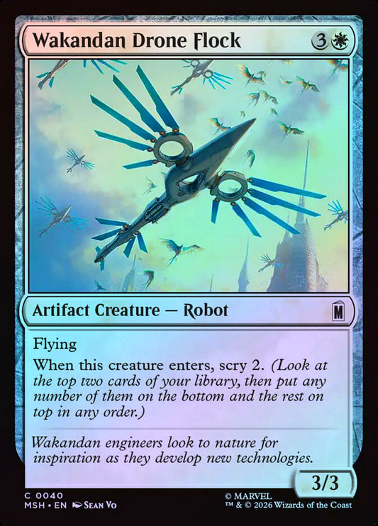 Wakandan Drone Flock - Foil