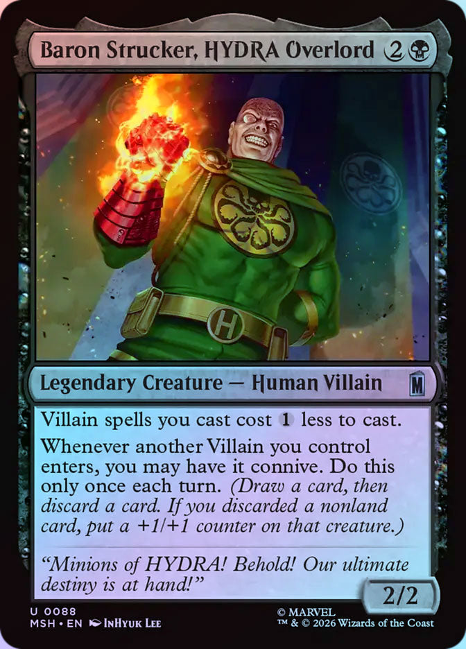 Baron Strucker, HYDRA Overlord - Foil