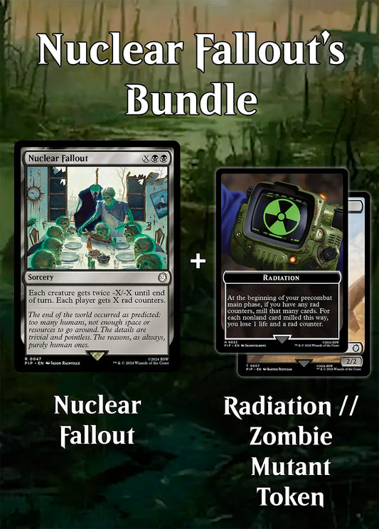 Nuclear Fallout's Bundle - Radiation // Zombie Mutant Token