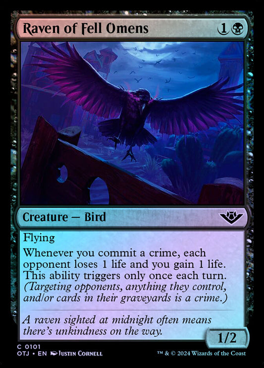 Raven of Fell Omens - Foil