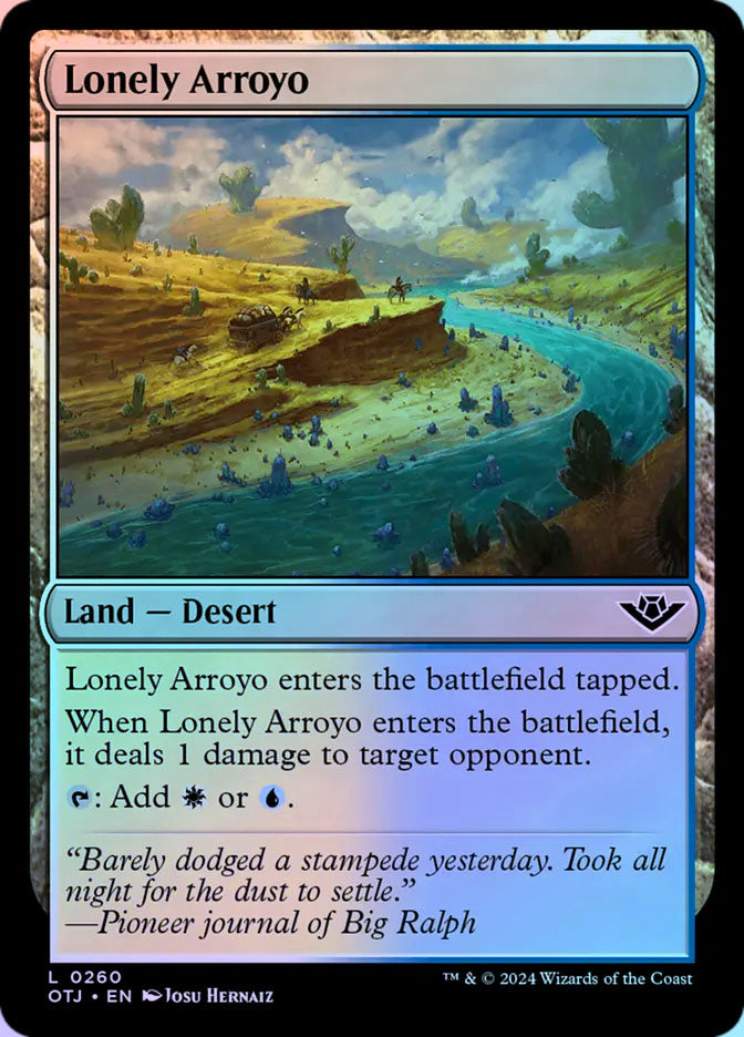 Lonely Arroyo - Foil