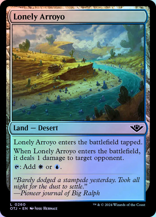 Lonely Arroyo - Foil