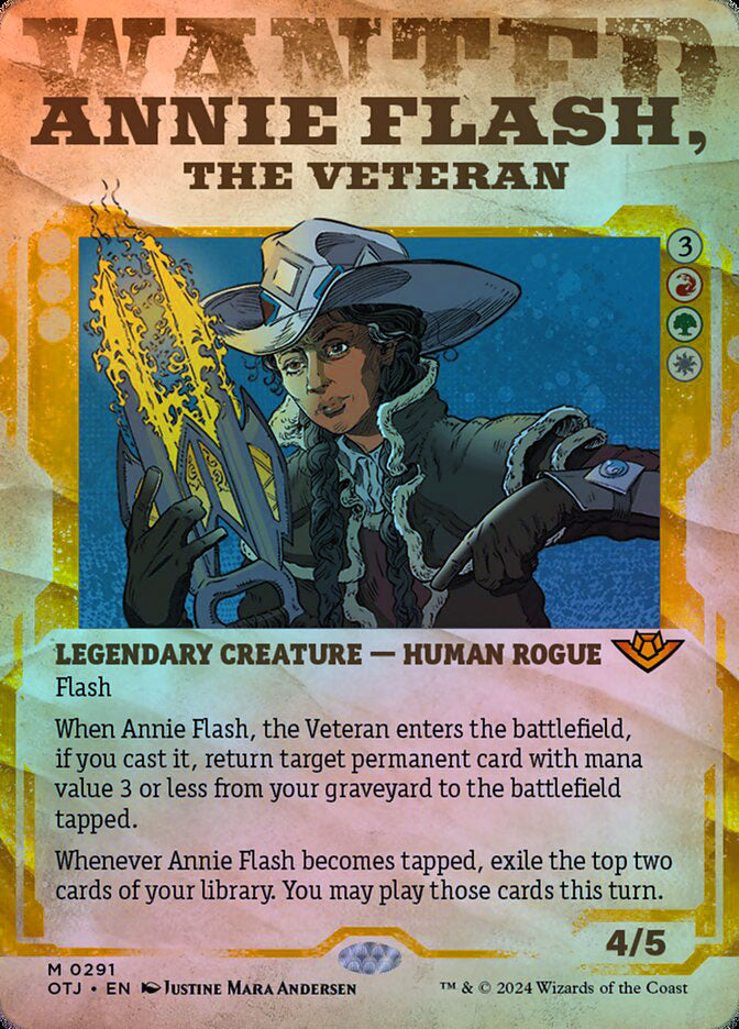 Annie Flash, the Veteran (Showcase) - Foil