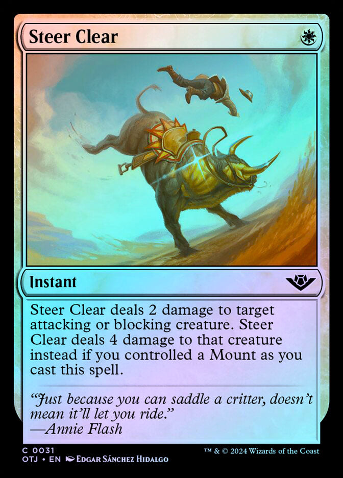 Steer Clear - Foil