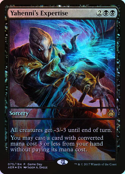 Yahenni's Expertise (Game Day) (Full Art) - Foil