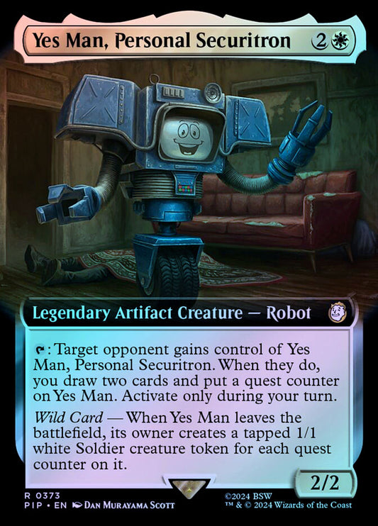 Yes Man, Personal Securitron (Extended Art) - Foil