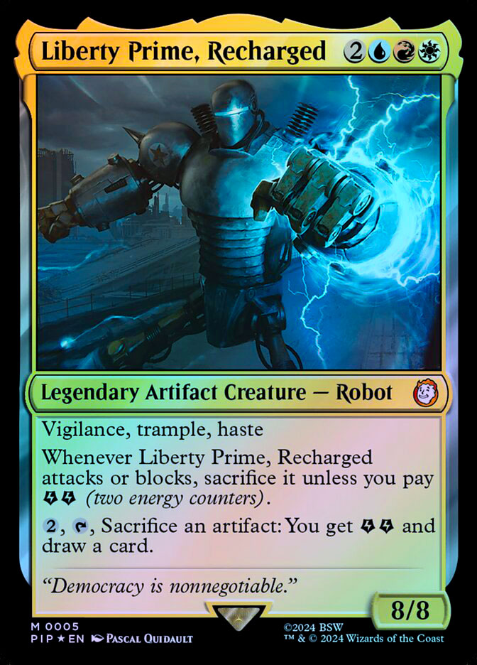 Liberty Prime, Recharged - Foil