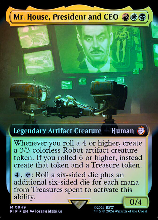 Mr. House, President and CEO (Extended Art) - Surge Foil