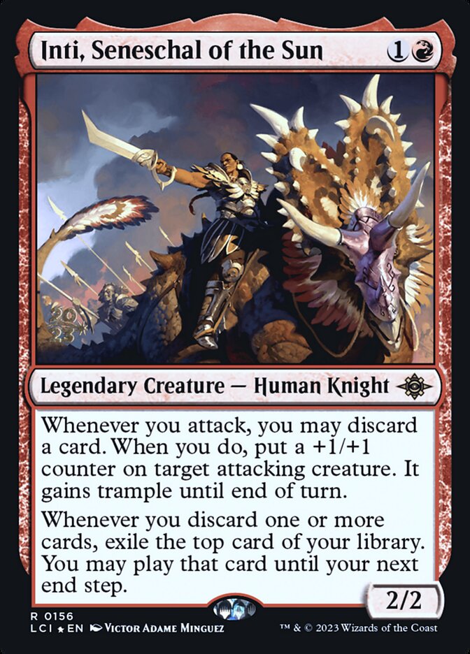 Inti, Seneschal of the Sun - Foil - Prerelease Promo