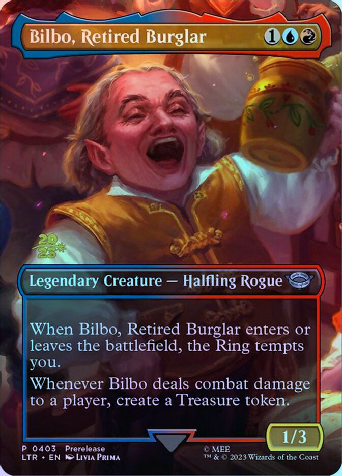Bilbo, Retired Burglar (Prerelease) (Date-Stamped) - Foil