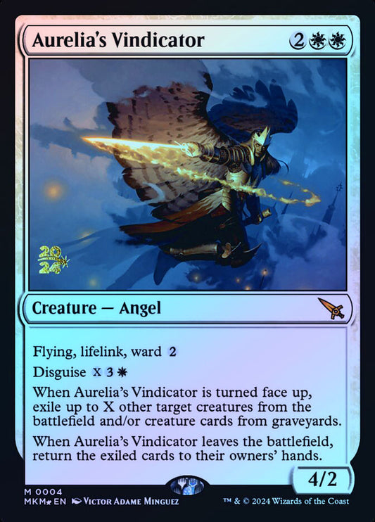 Aurelia's Vindicator (Prerelease) - Foil