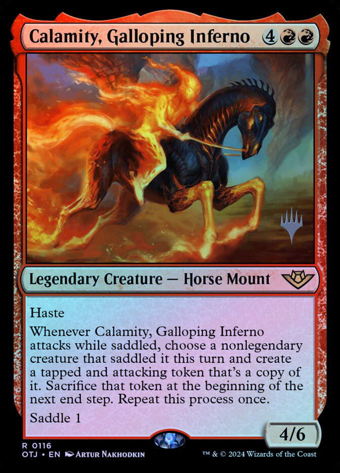 Calamity, Galloping Inferno - Foil - Promo