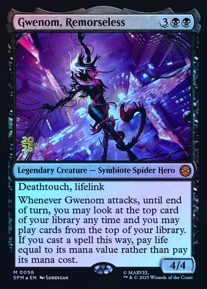 Gwenom, Remorseless - Foil - Prerelease Promo