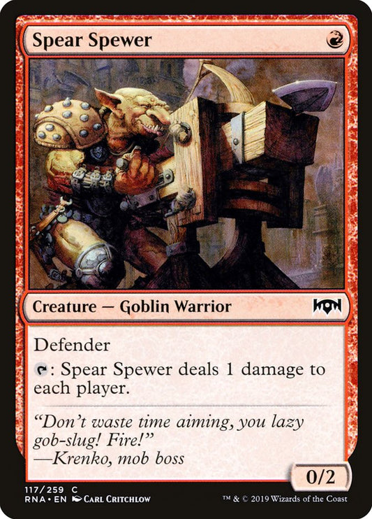 Spear Spewer