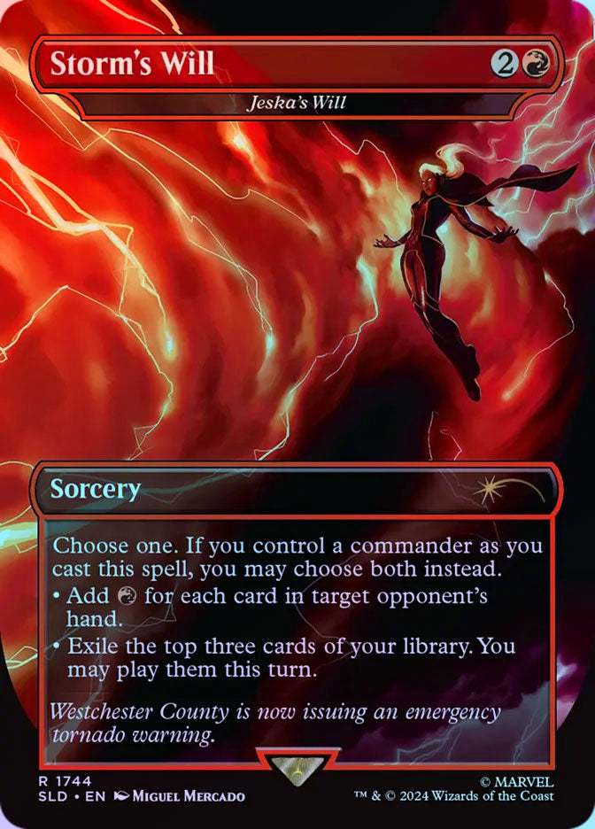 Storm's Will Jeska's Will (Borderless) - Foil