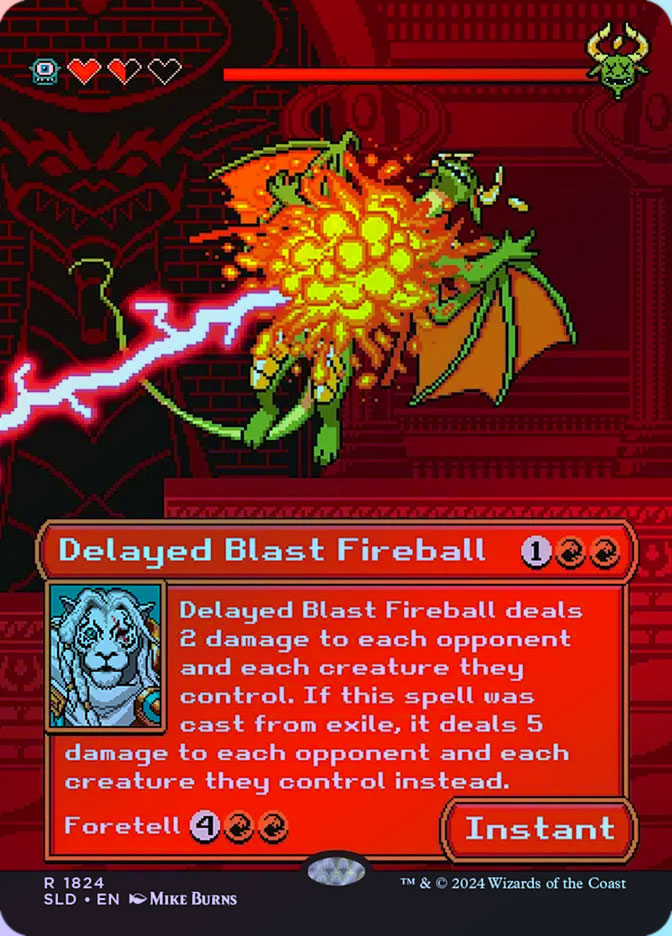 Delayed Blast Fireball (Borderless) - Foil