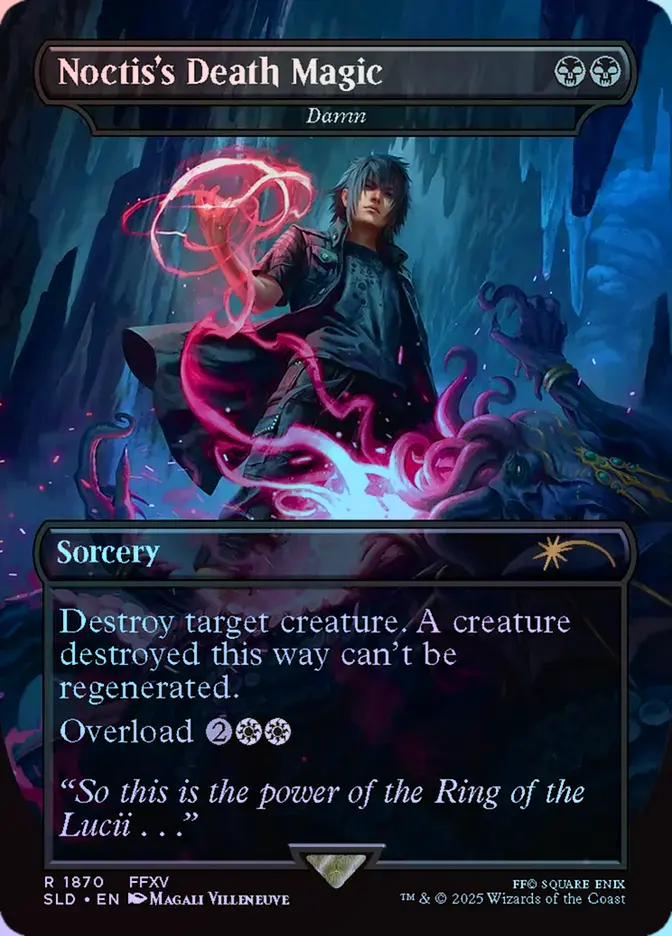 Noctis's Death Magic Damn (1870) (Borderless) - Foil