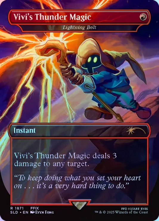 Vivi's Thunder Magic Lightning Bolt (1871) (Borderless) - Foil