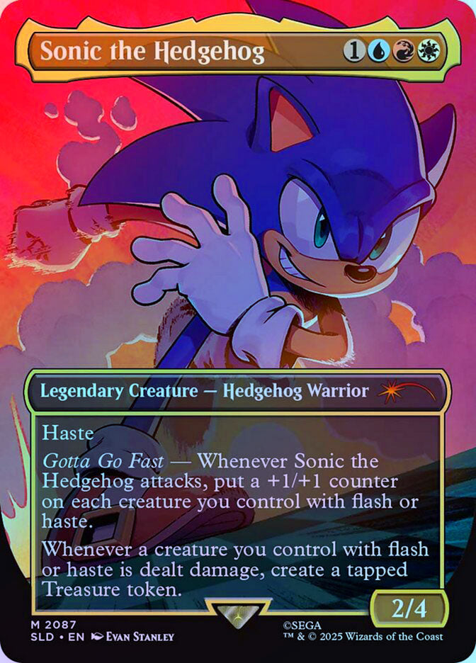 Sonic the Hedgehog (Borderless) - Foil