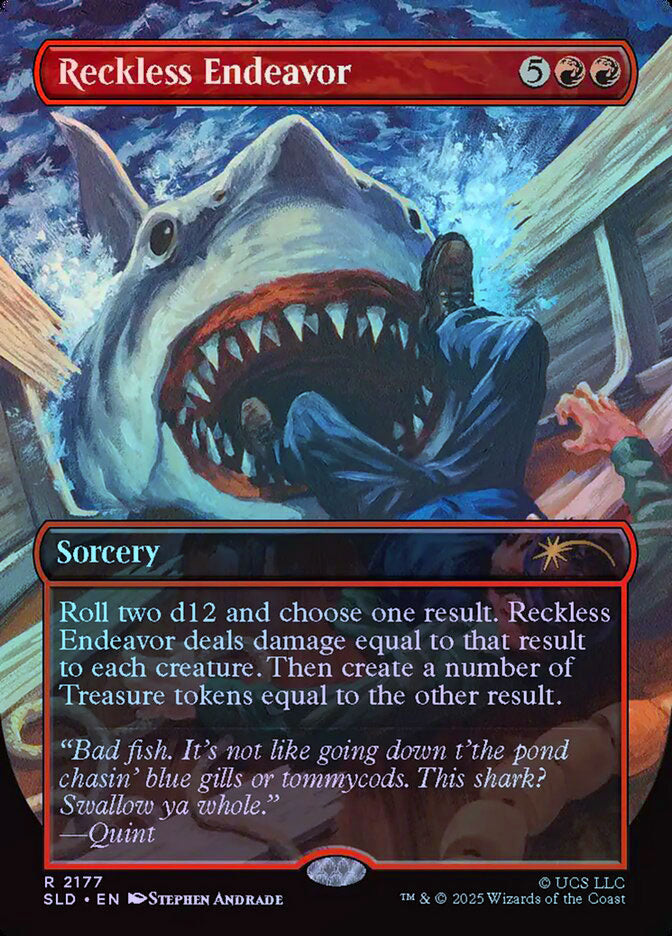 Reckless Endeavor (Borderless) - Rainbow Foil