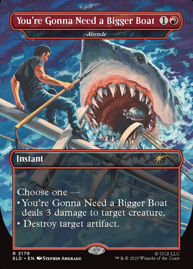 You're Gonna Need a Bigger Boat Abrade (Borderless)