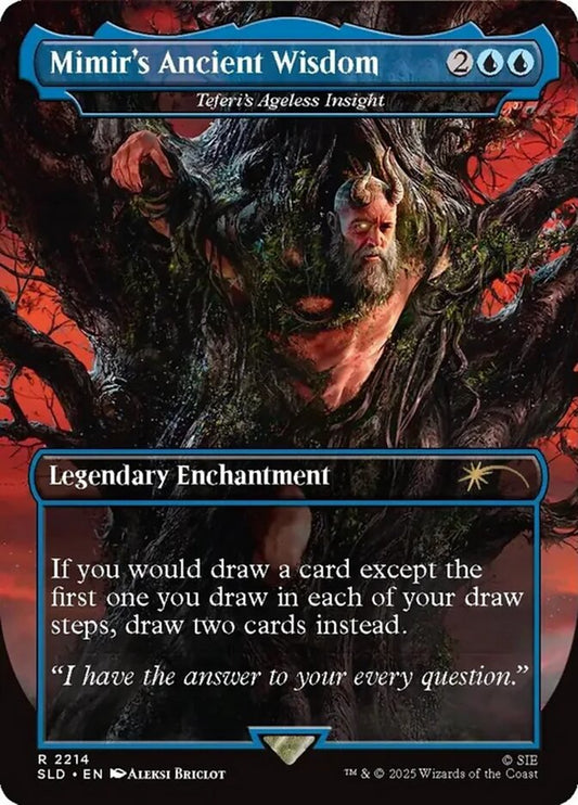 Mimir's Ancient Wisdom Teferi's Ageless Insight (Borderless)