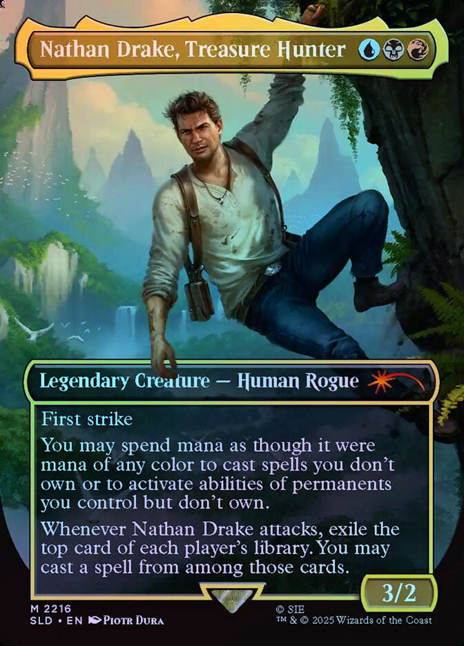 Nathan Drake, Treasure Hunter (Borderless) - Foil