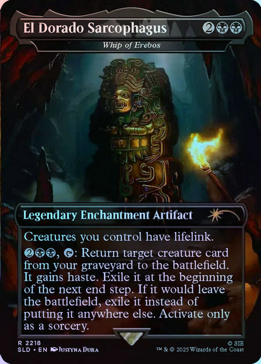 El Dorado Sarcophagus Whip of Erebos (Borderless) - Foil