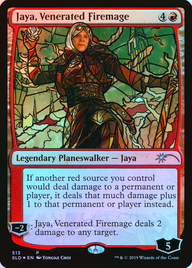 Jaya, Venerated Firemage (Showcase) - Foil